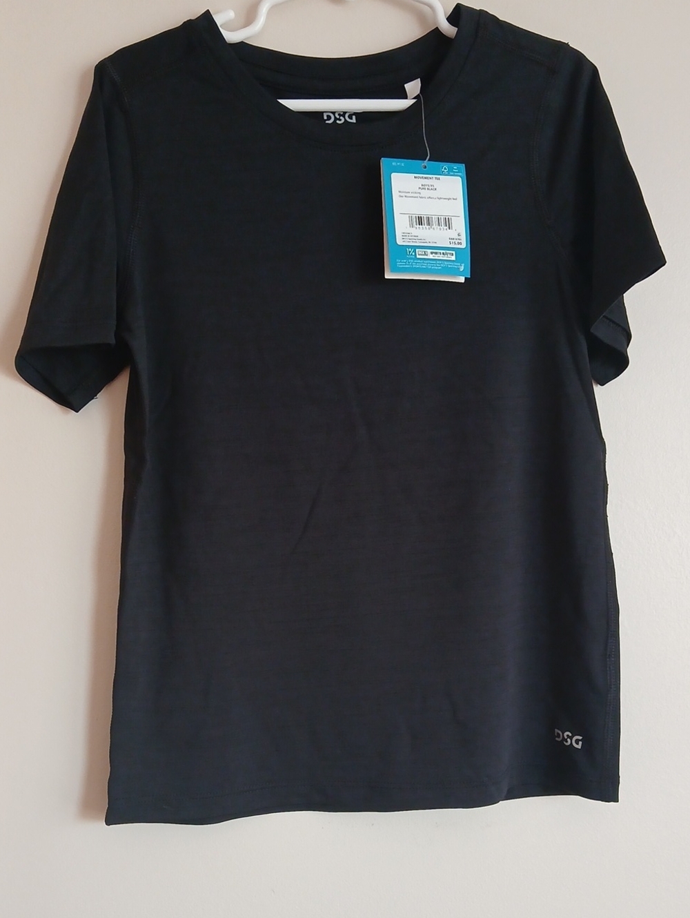 (2) DSG Black Short Sleeve Crew Tee Boys